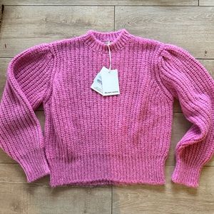 COPY - The New Society Ambrosia Sweater in Fuchsia Pink